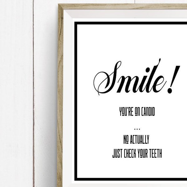 Funny Bathroom Smile Minimalist Instant Download, Black And White Prints Washroom Shower Bath Wall Art Printable, Gallery Wall Decor, Best
