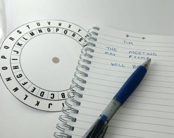 Symbols Spy Decoder Cipher Wheel Printable Ancient Writings | Etsy