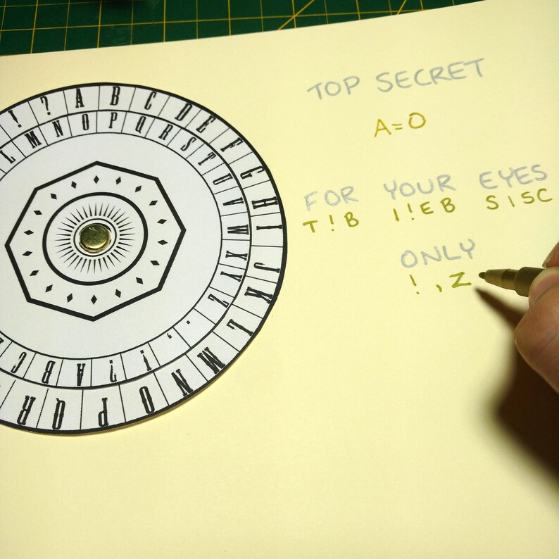 Cipher Download, Spy Birthday Party Favors, Escape Room Puzzle, Enigma ...