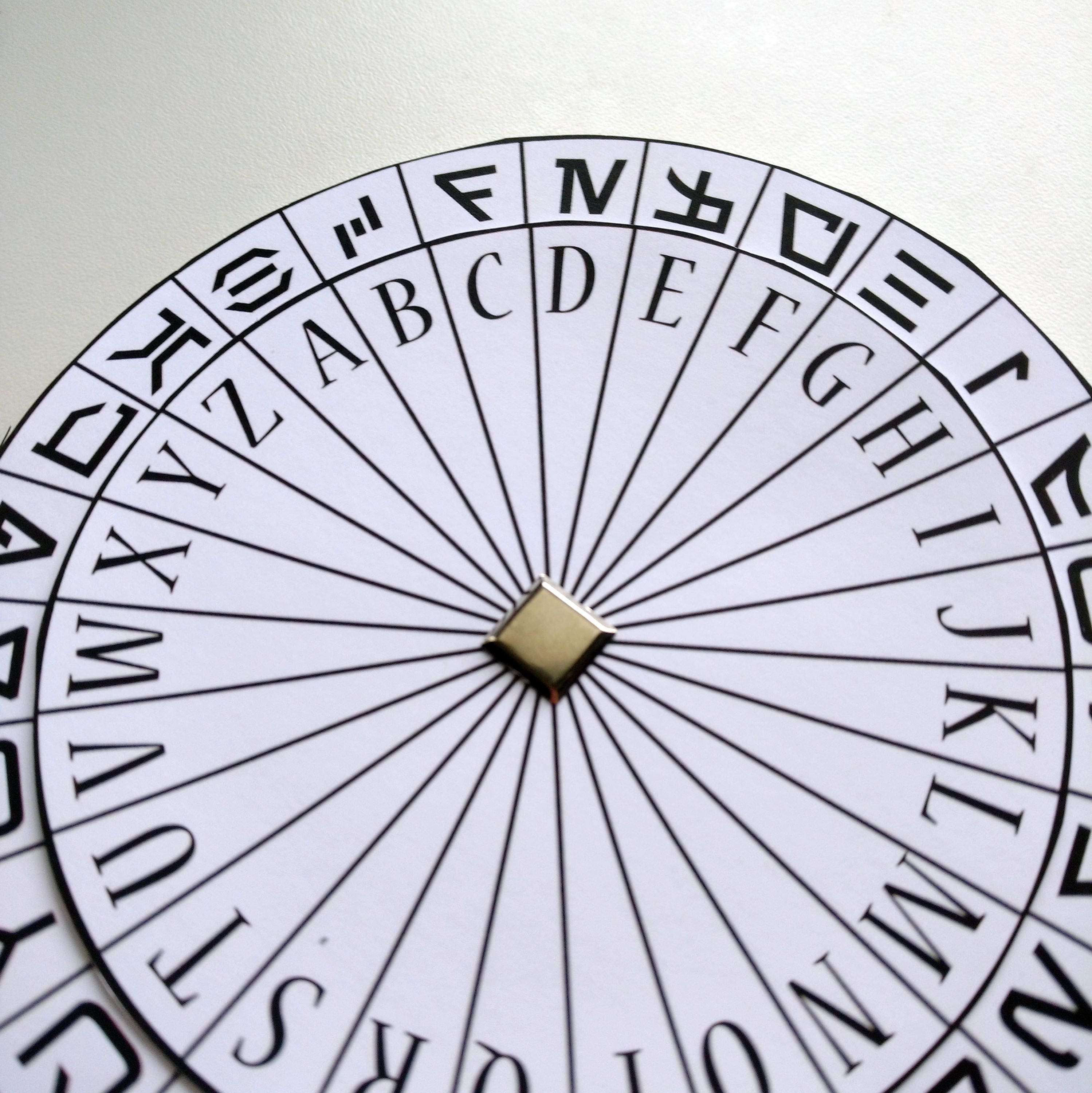 Cipher Wheel Printable Spy Party Favors Secret Agent | Etsy Canada