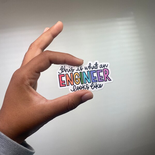 This is What an Engineer Looks Like Sticker