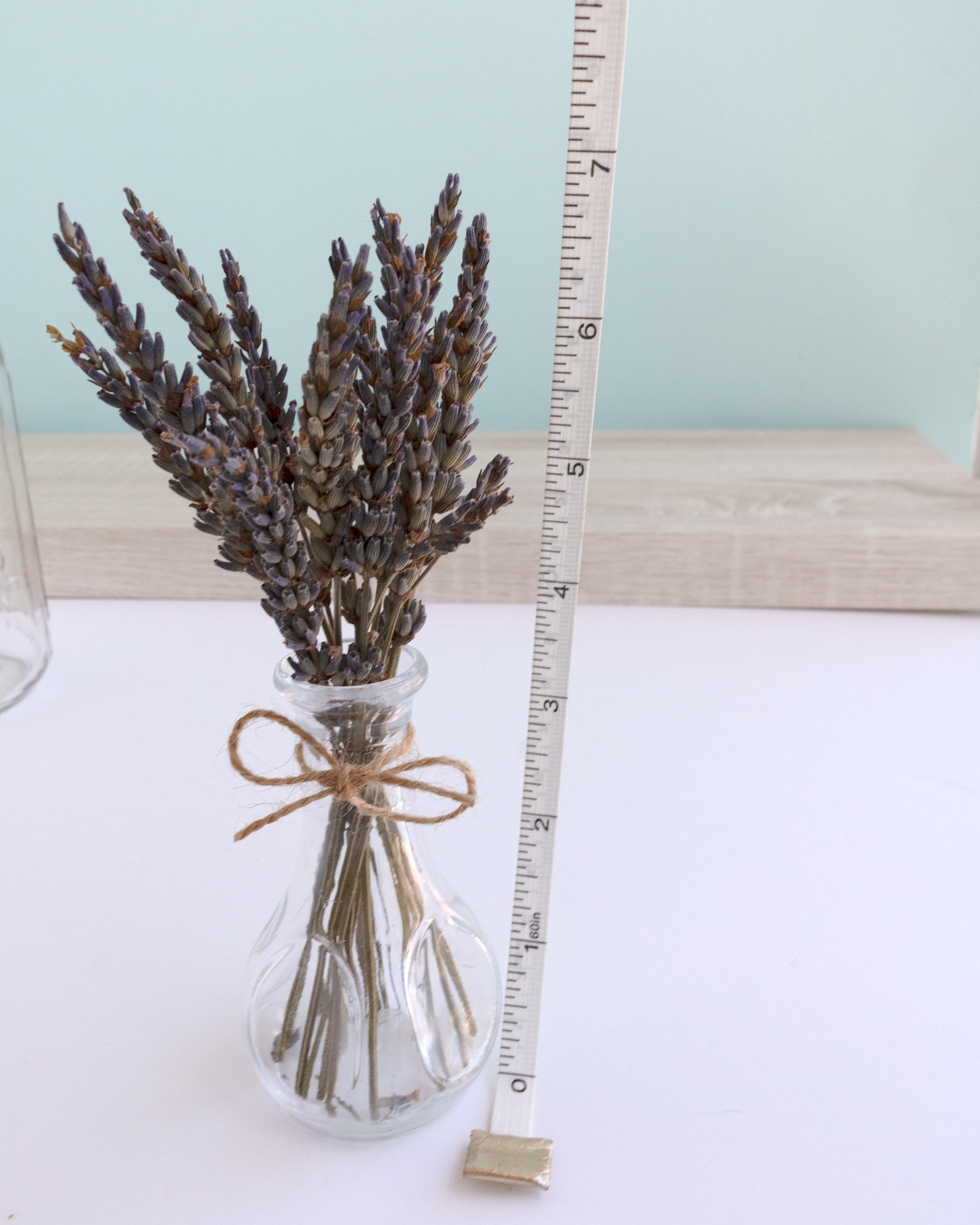 Dried Lavender Flowers In Small Bud Vase Etsy