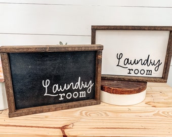 Laundry Room Sign - Laundry room decor- Farmhouse Laundry sign - Laundry Room sign - Laundry symbols sign