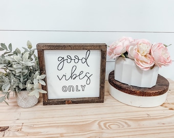 Dorm Sign - Classroom Sign - Good Vibes Only - College Roommate Dorm Sign - Dorm Decor - College Dorm - Dorm Sweet Dorm - College Roomies