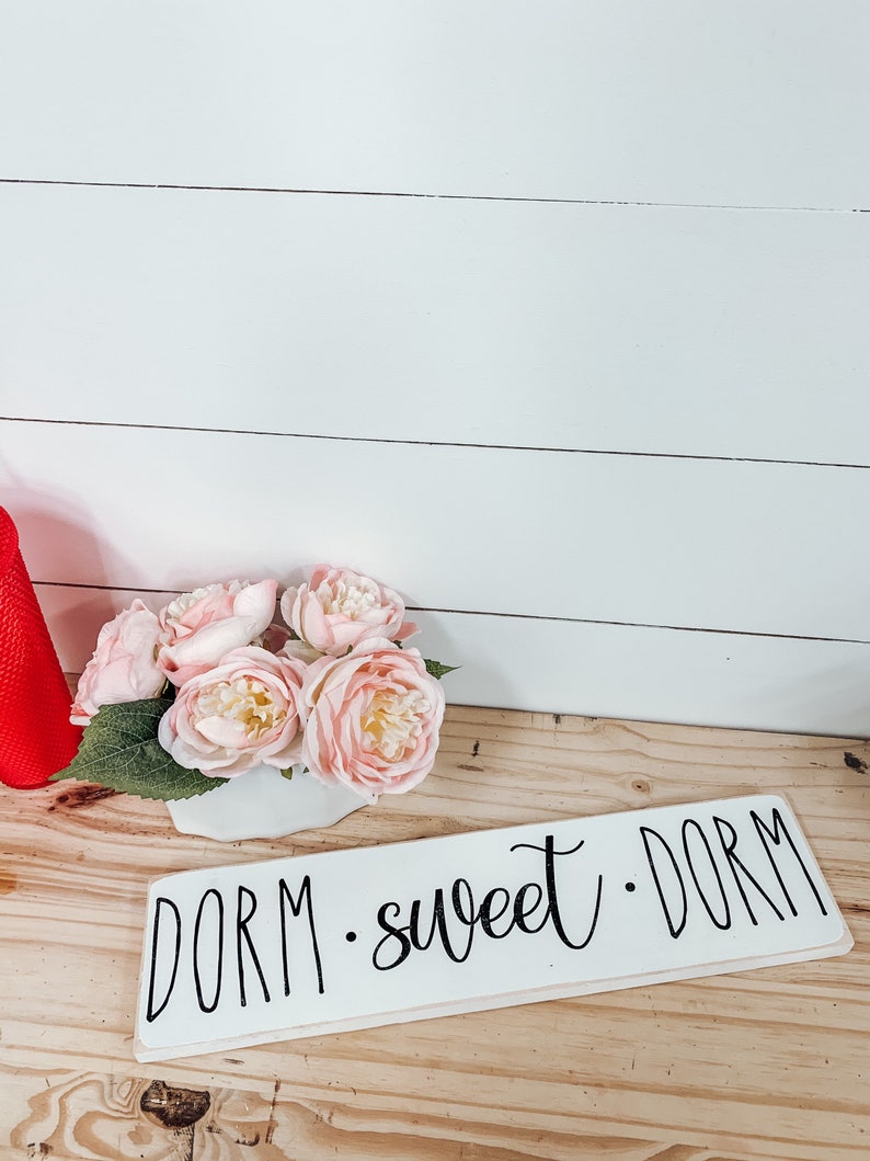 Dorm Sweet Dorm College Roommate Dorm Sign Dorm Decor Etsy