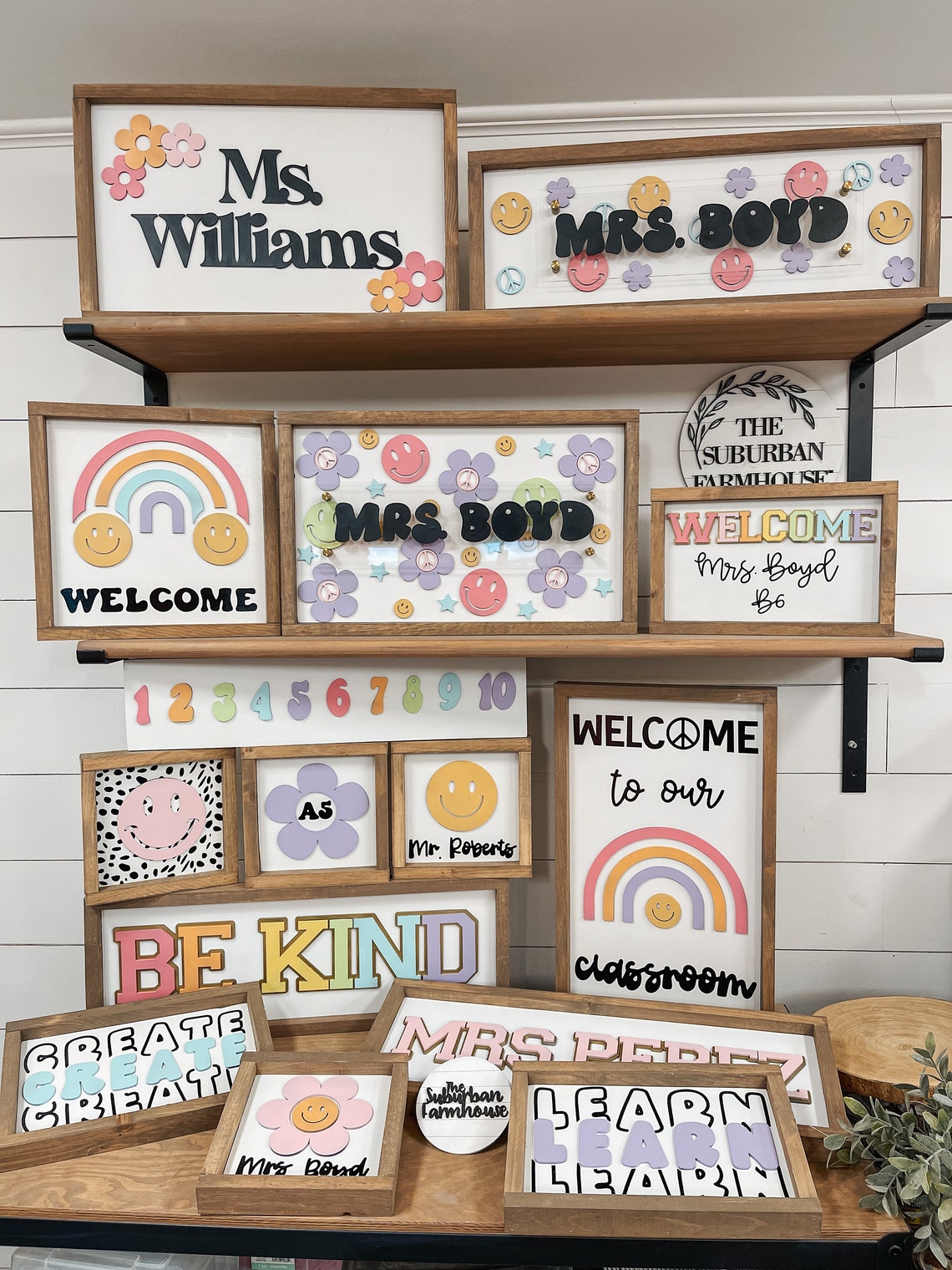 Teacher Door Hanger Name Sign Classroom Decoration the Etsy