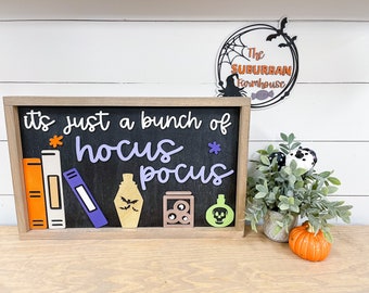 Potion Bar Halloween Wood Sign-Pumpkin-Farmhouse Halloween Sign- Pumpkin Halloween- Boho Halloween-Fall Sign - Halloween Sign-Haunted House