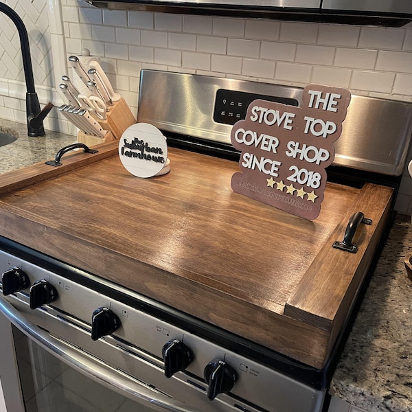 Electric OR Gas Stove top Cover - Stove Cover -Stove top Cover -  - wood stove cover - stove top