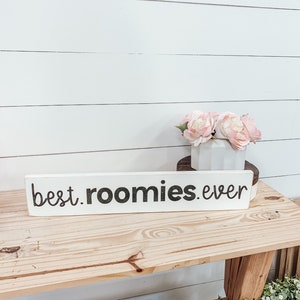 Best Roomies Sign College Roommate Dorm Sign Dorm Decor College Dorm Dorm Sweet Dorm College Roomies University Decor imagem 1