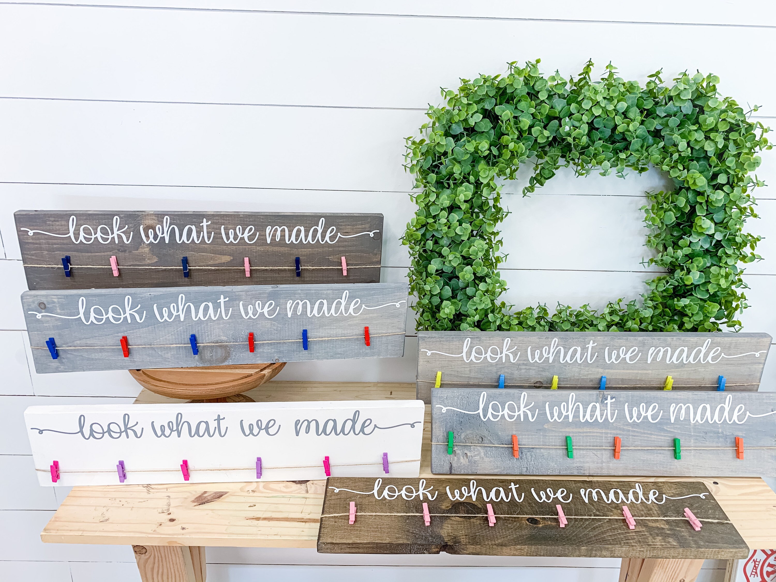 Look What I Made Children's Art Signs art display sign Etsy