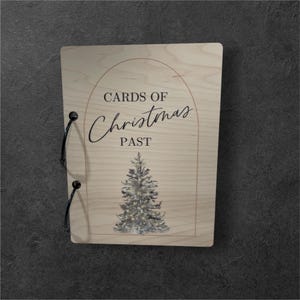 Portatarjetas de Navidad con forma de corona / Guardatarjetas de Navidad Recuerdos de Navidad Almacenamiento de tarjetas de Navidad Recuerdos de Navidad Tarjetas de Navidades pasadas