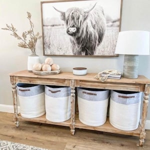 Highland Cow Print | Longhorn Print | Farm Animal Art | Cow Print | Highland Cow | Cattle Prints | Black And White Animal Print Sign