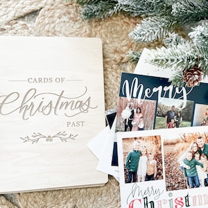 Christmas Card Holder | Christmas Card Keeper | Christmas Keepsake | Christmas Card Storage | Christmas Memories | Cards of Christmas