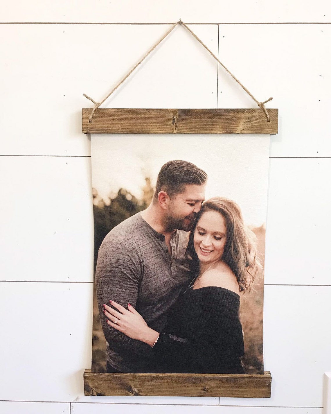 Hanging Canvas Print Personalized Photo Hanging Print Etsy