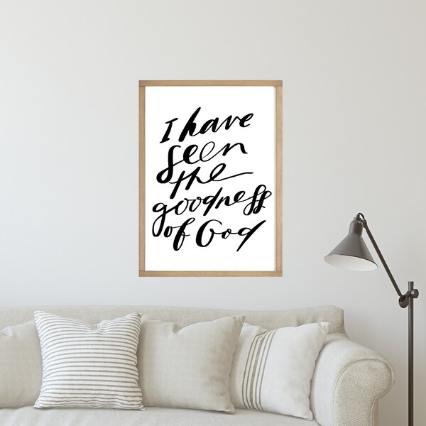 Goodness of God Sign - Etsy