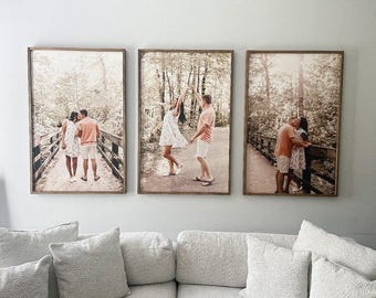 Wood Framed Photo, Custom photo print, Wedding Photos, Family Photos, Wood Framed Prints, Framed Photo, Your Photo Printed, Anniversary gift