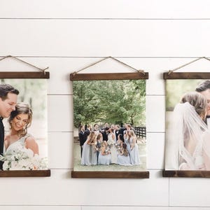 Personalized Photo Hanging Canvas Print: Custom Wall Art