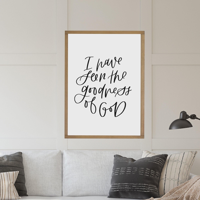 Goodness of God Sign - Etsy
