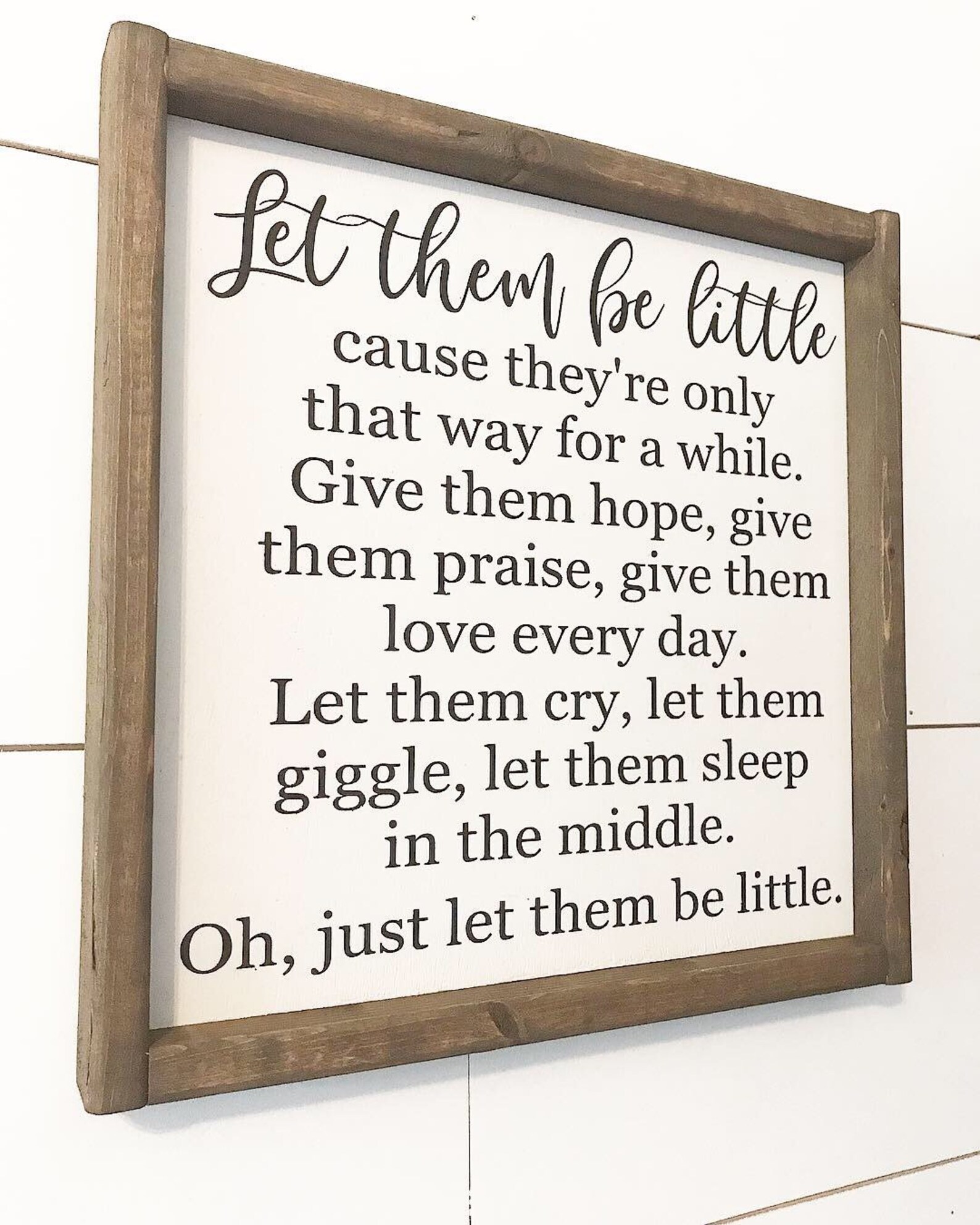Let Them Be Little Sign Let Them Be Little Little Sign | Etsy
