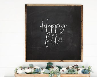 Fall Wood sign | Happy Fall Sign |  Fall Sign | Fall Decor |