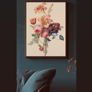 Spring Wood Sign | Vintage Modern Floral Decor | Spring Home Decor | Vintage Floral Sign | Watercolor floral wall decor