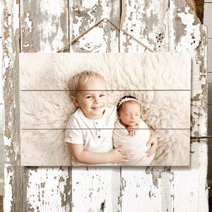 Custom photo print | Picture on Wood | Photo on wood | LARGE Photo Print on Wood | Pallet Wood Photo | Your Photo Printed on Wood