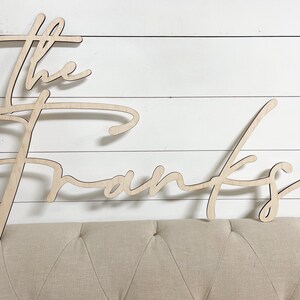 First & Middle Custom Name Cutout | Wooden Name Sign for Wedding | 3D Wedding Name Sign | Wooden Name Cutout | Personalized Last Name Decor