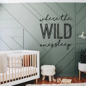 Where the Wild ones sleep sign | Playroom Decor | Nursery Decor | Word Signs | Kids Decor | where the wild ones sleep | nursery room wall