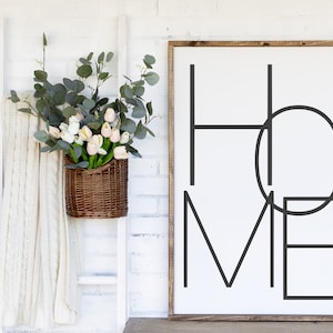 Home Large Sign | Above Couch Sign | Above Couch Decor | Home Wood Sign | Family Room Wall Decor