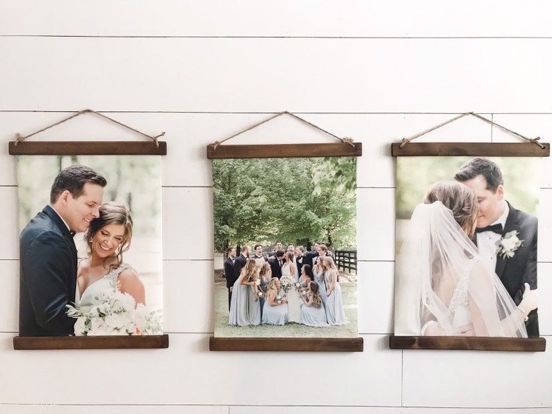 Hanging canvas print personalized photo hanging print Etsy