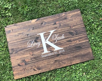 Alternative wedding guest book, wood guest book, wedding decor, Guest book, Wedding guest book, Wedding guest book sign