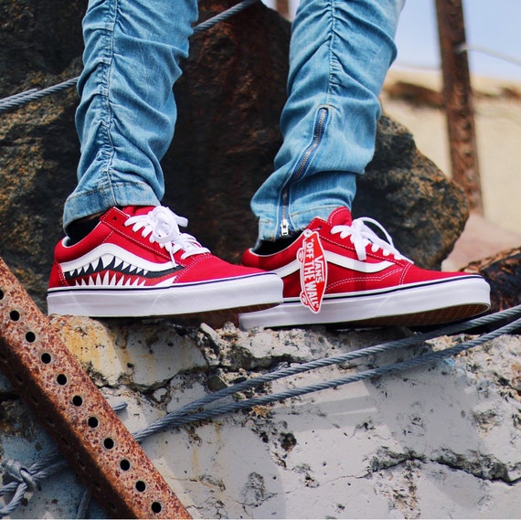 red bape vans