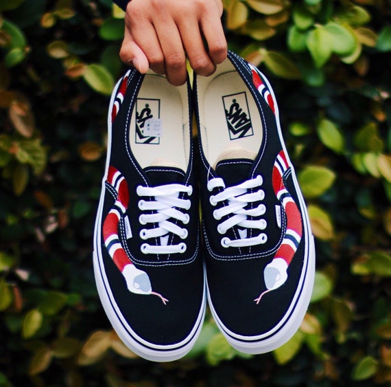 Gucci Vans Snake (gucci shoes, gucci mens, gucci slides, gucci slips)