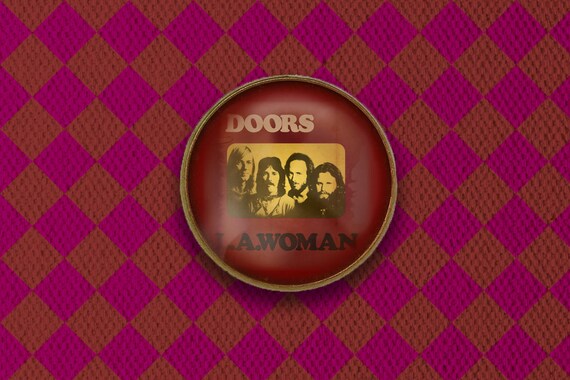 The Doors Jim Morrison La Woman Album Cover Pin Magnet Etsy