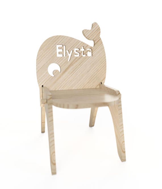 children's chairs with their name