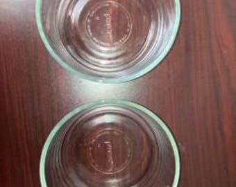 Vintage 2 each pyrex 1 Quart storage bowls
