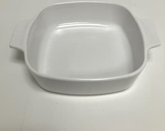 Vintage Corning Ware. White. A-1-B.