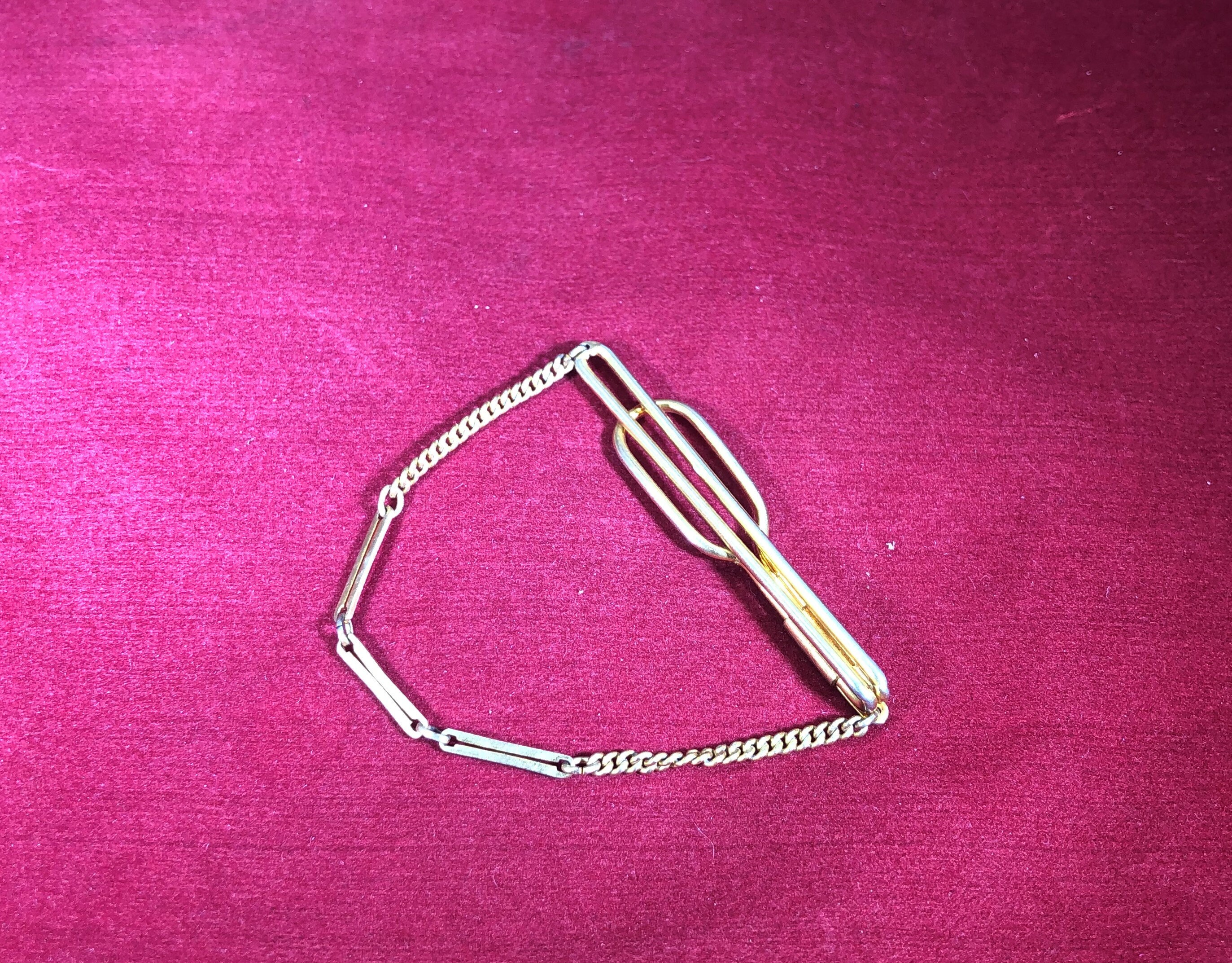 VintageSwankGoldChainMoney ClipJewelryAccesorios Etsy