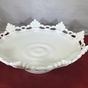 Vintage-Bowl-Westmoreland-White-Milk Glass-Home Decor