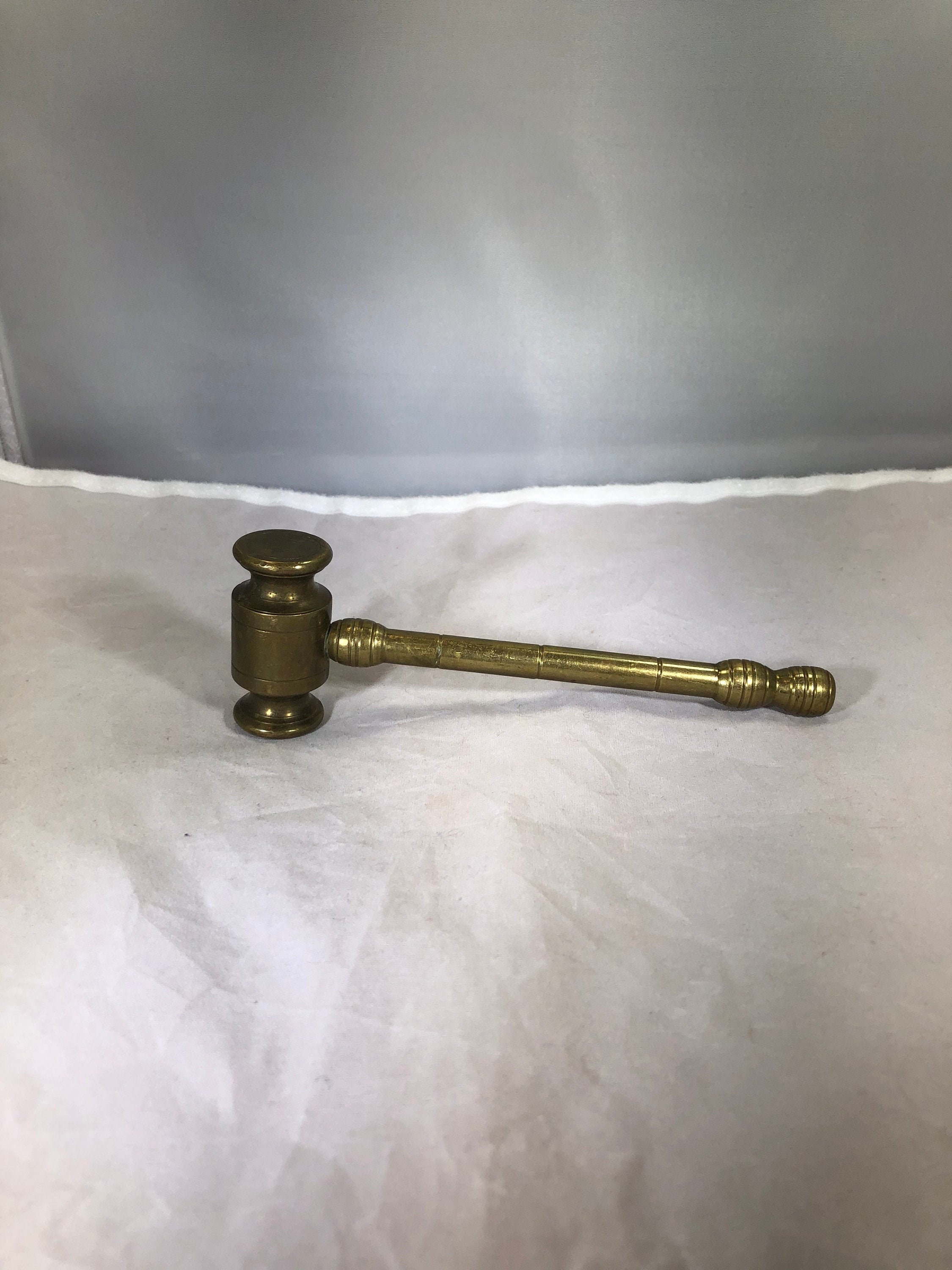 VintageGavelBrassPrimitiveHome Decor Etsy