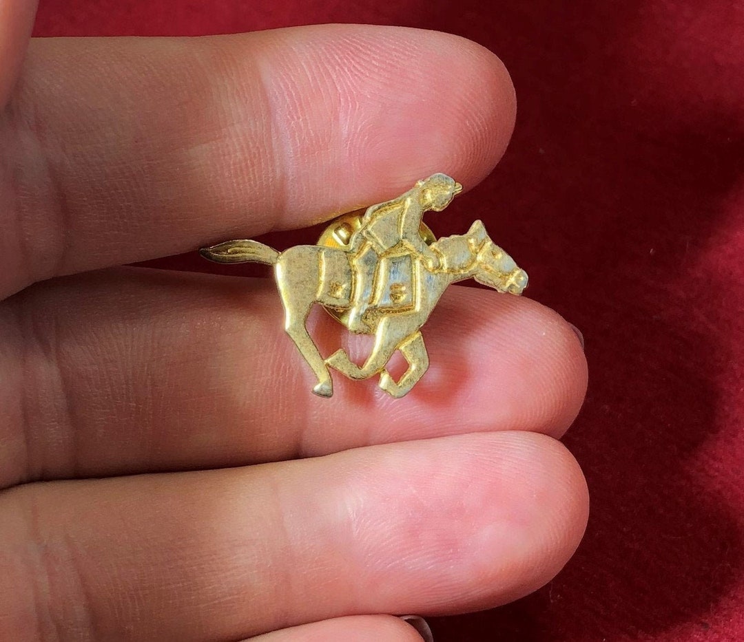 Vintagepingoldhorserideraccessoriescollectibles Etsy