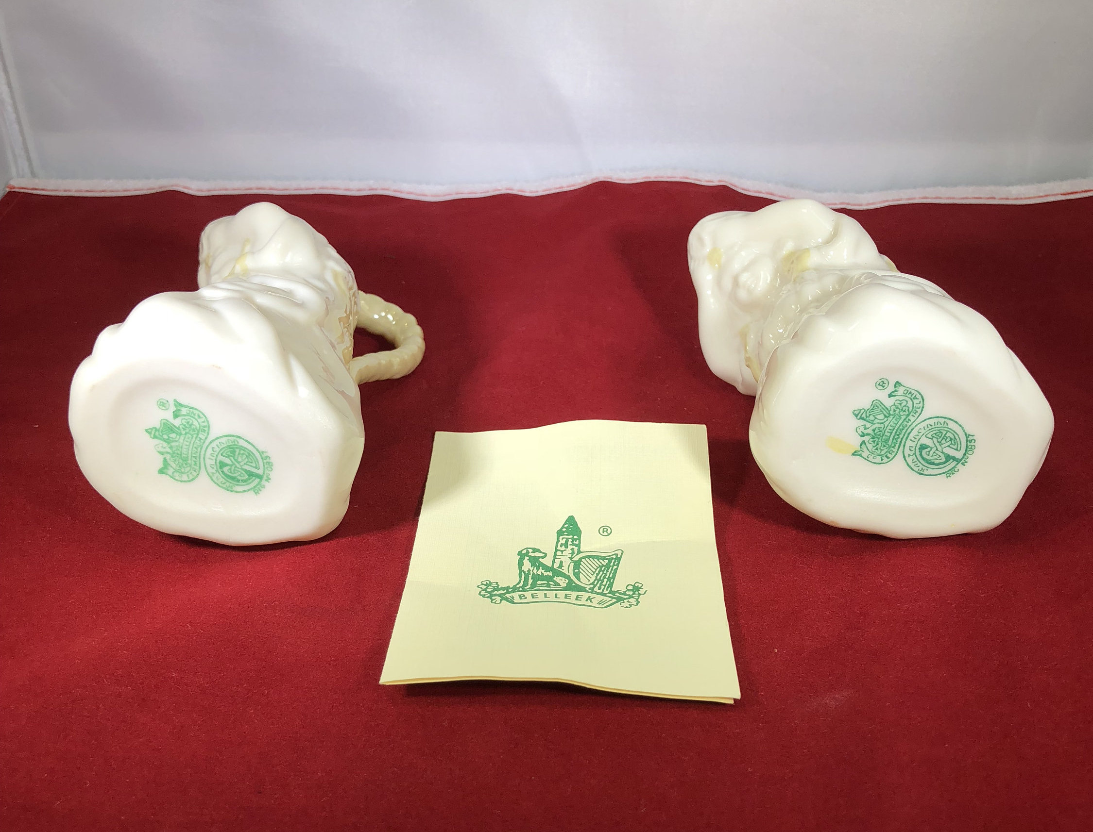 Vintage2belleekirelandcreamerwater Jugundine6th Etsy