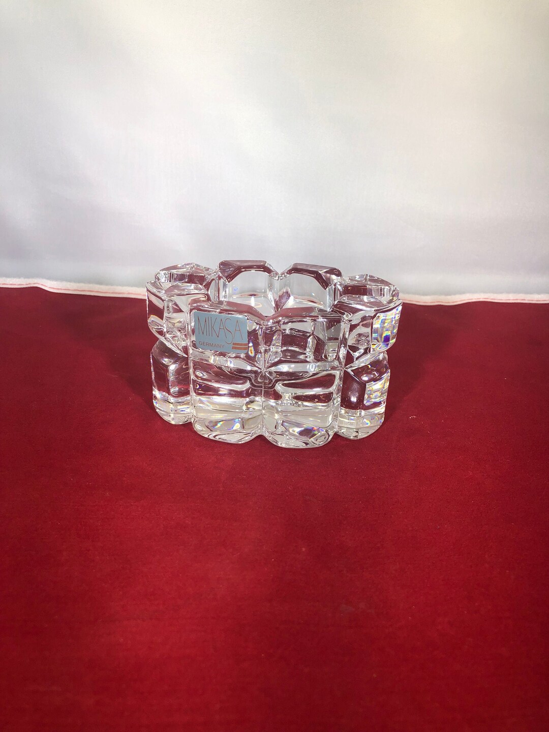 Vintagemikasavotive Holdercandleglasscleargermany Etsy UK