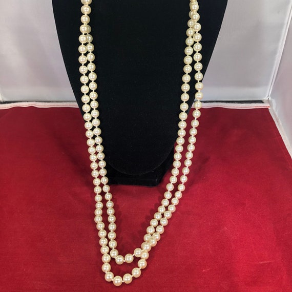 Vintage-Necklace-Faux Pearls-Jewelry-Accessories - image 3