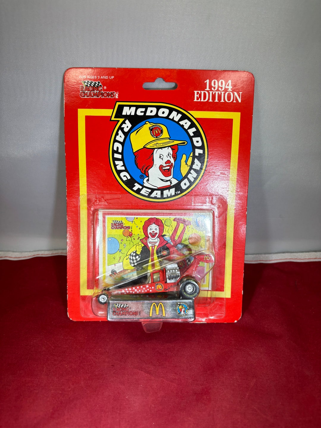 Vintage1994racingchampionsmcdonald'sronald Mcdonald Dragstercar