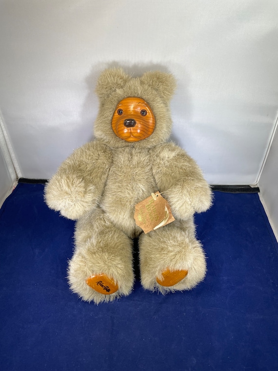 Vintage-raikes Bears-stuffed Animal-robert Raike-collectible-1989