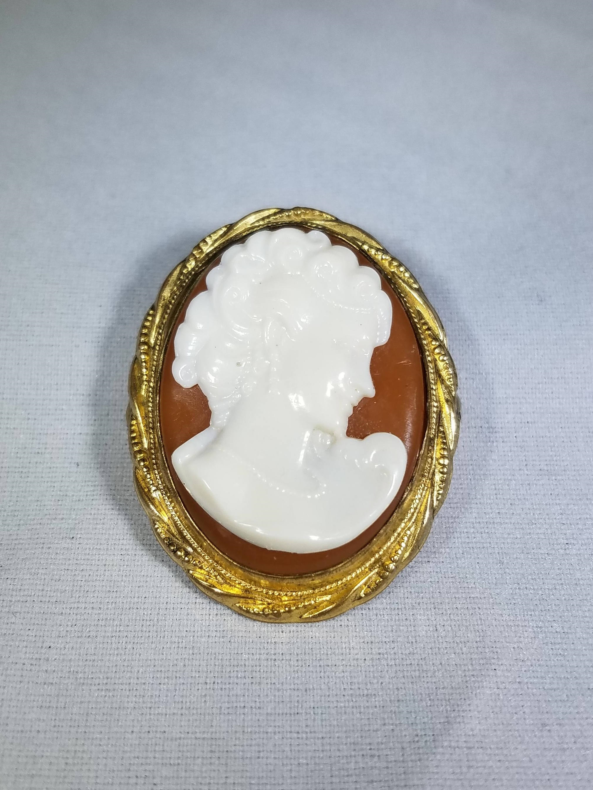 Vintagecameopinbroochjewelryaccessories Etsy UK