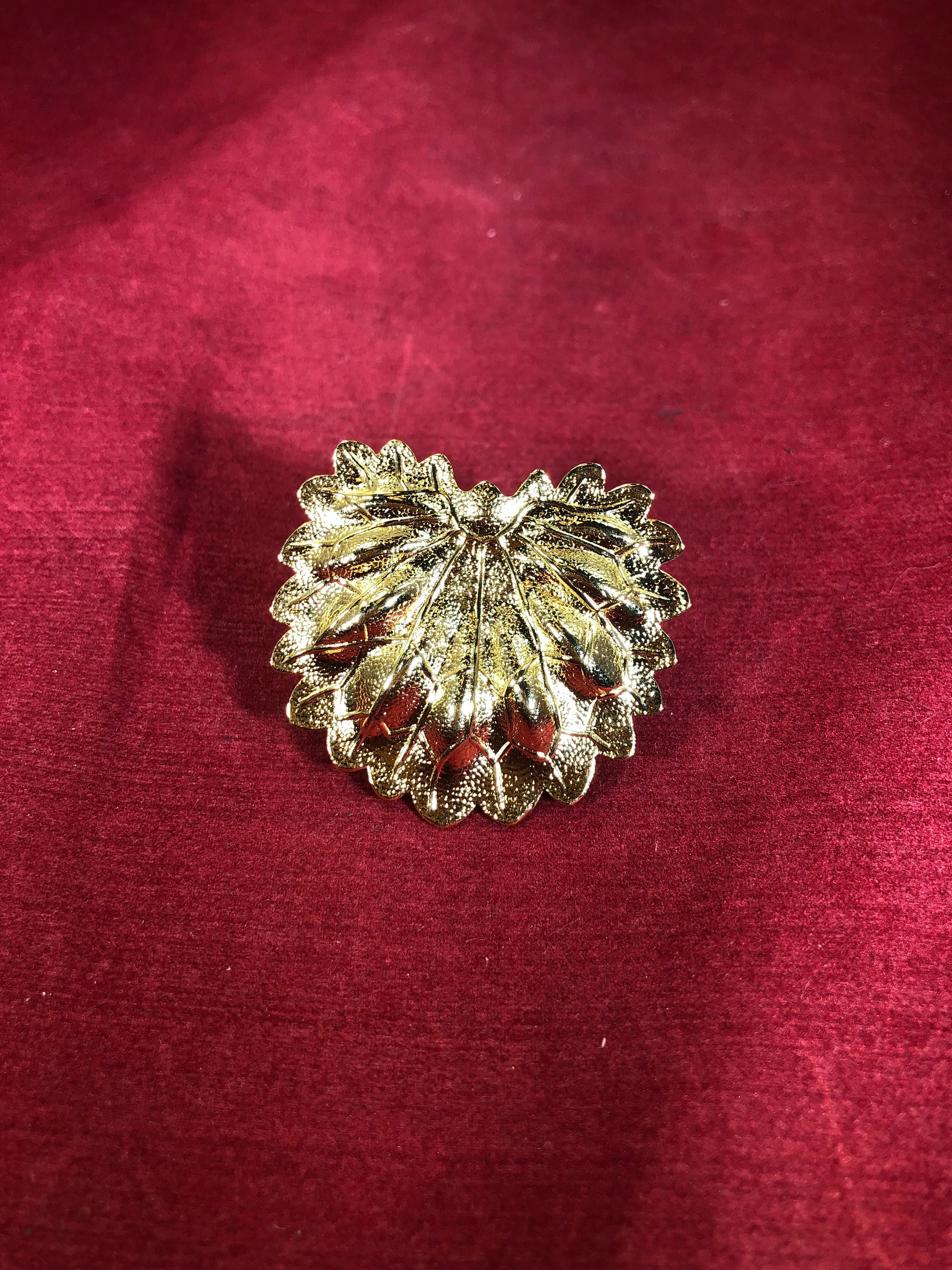 VintageGoldScarf ClipShoe ClipLeafJewelryAccessories Etsy