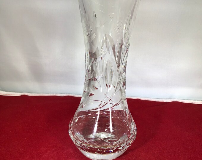 Vintagevasecut Crystalglassflowersstar of Davidhome Decor