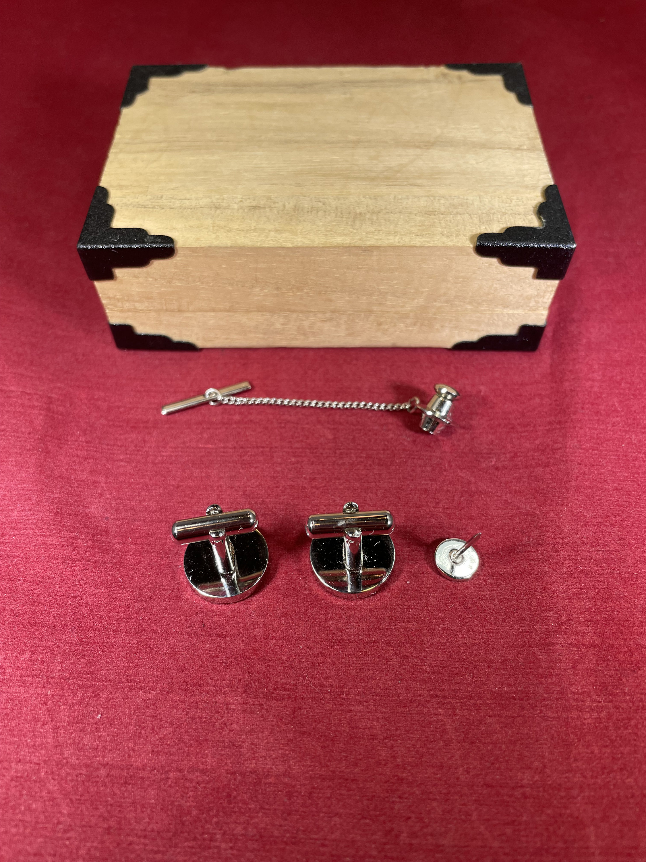 Vintage-tie Tack-cufflinks-sun Eagle-japan-silver-circle-flower